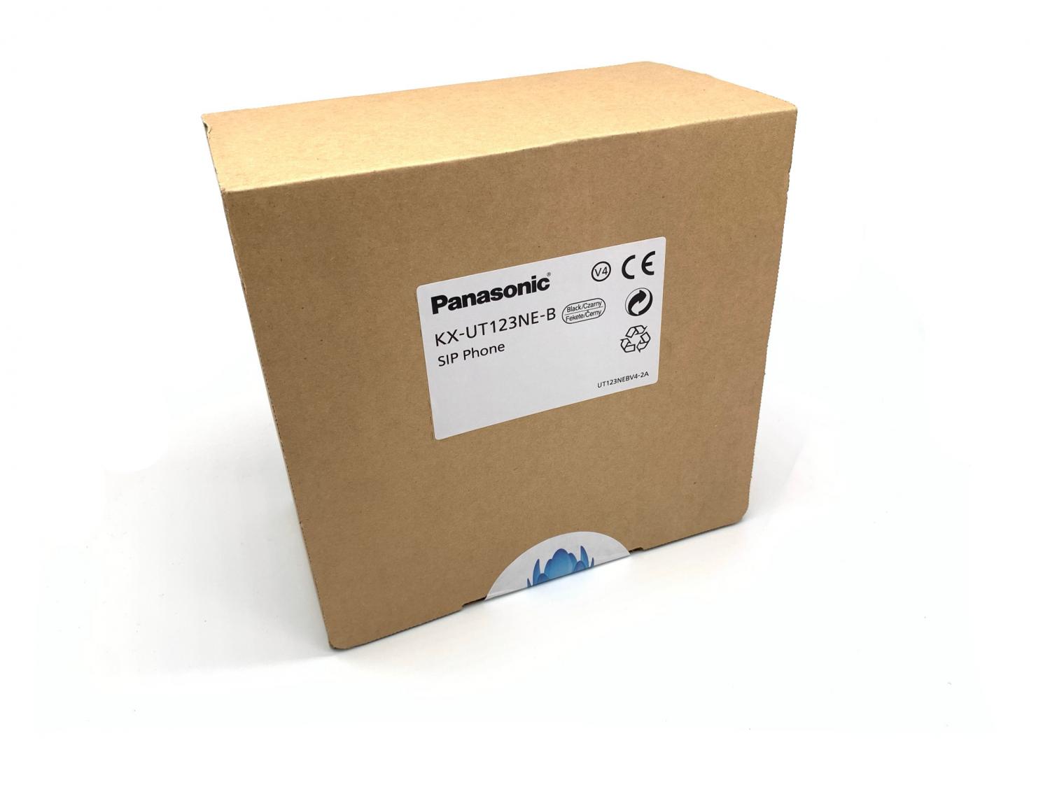 Panasonic KX-UT123 SIP Systemtelefon Telefon schwarz NEU