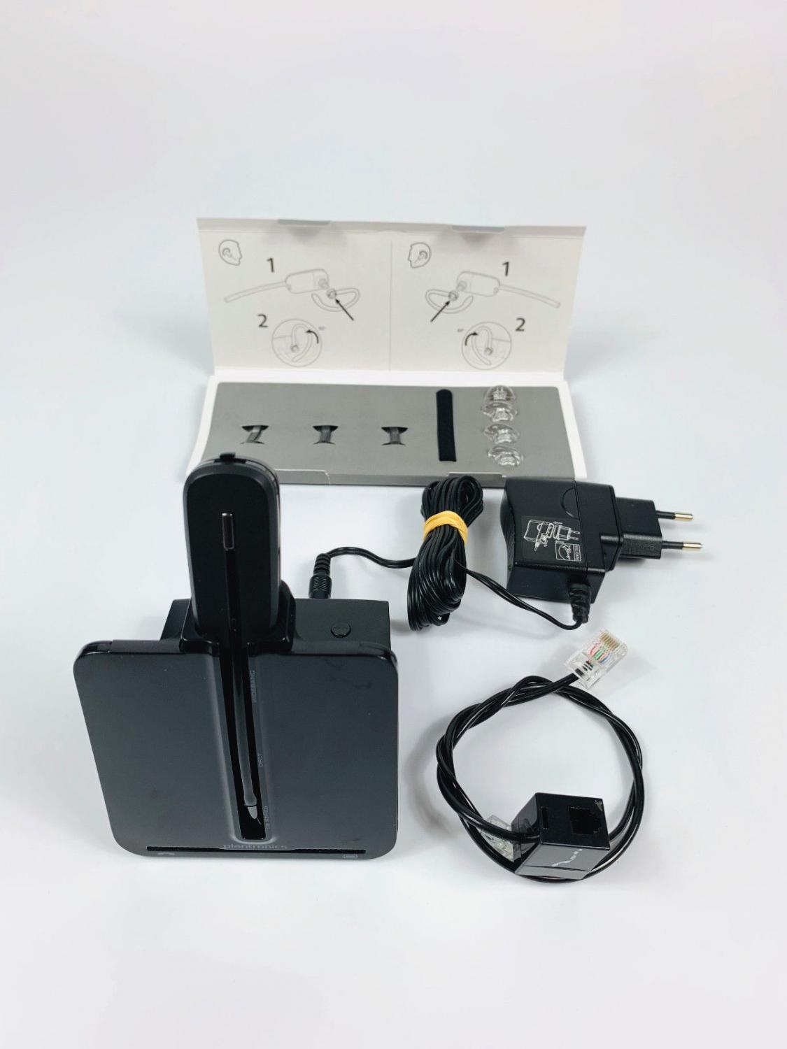 Plantronics CS540A Headset inkl. neue Ohrbügel Basis Anschlusskabel