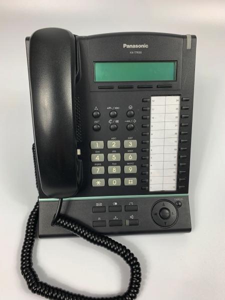 Panasonic KX-T7630 Systemtelefon Telefon Schwarz